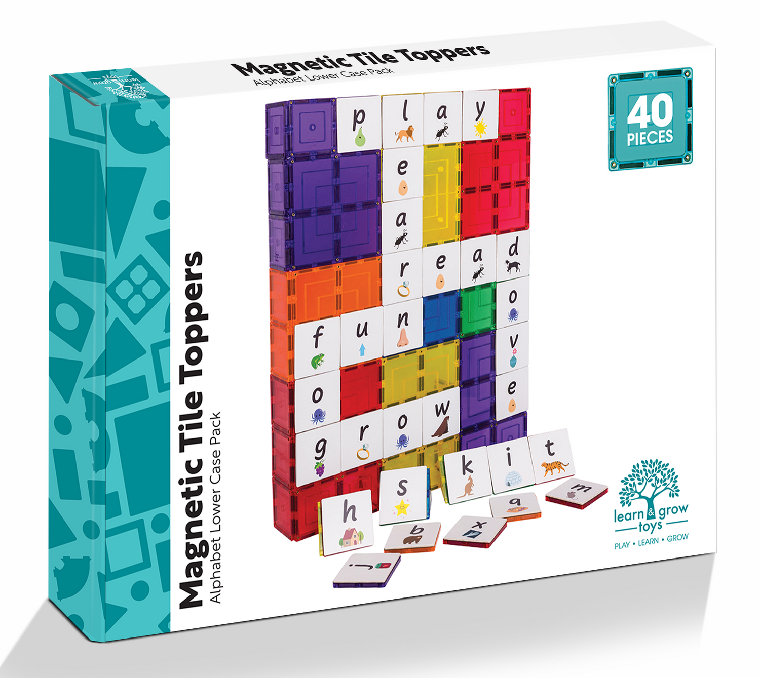 <tc>Magnetische Tegel Topper - Alfabet Kleine Letters Pakket (40 Stuks)</tc>