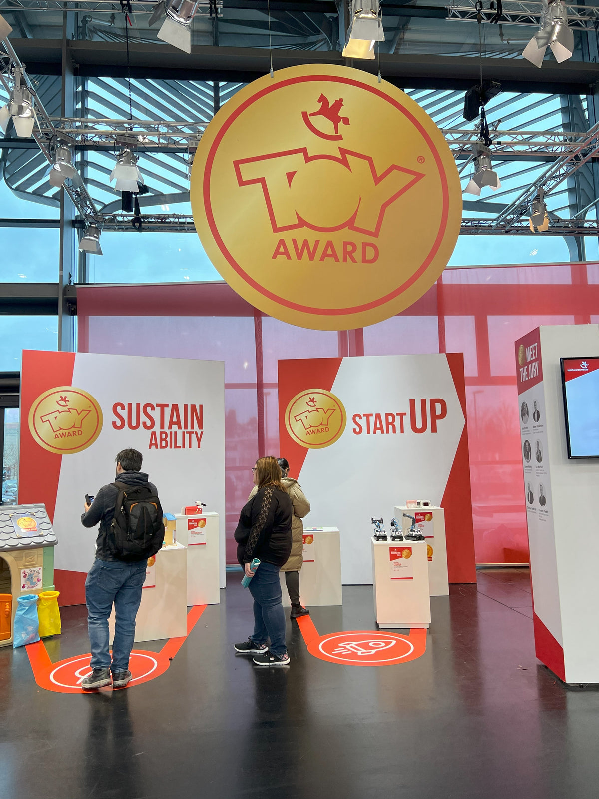 Spielwarenmesse toy award set up for start ups 2024