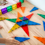 Star design made from TileTek magnetic tiles