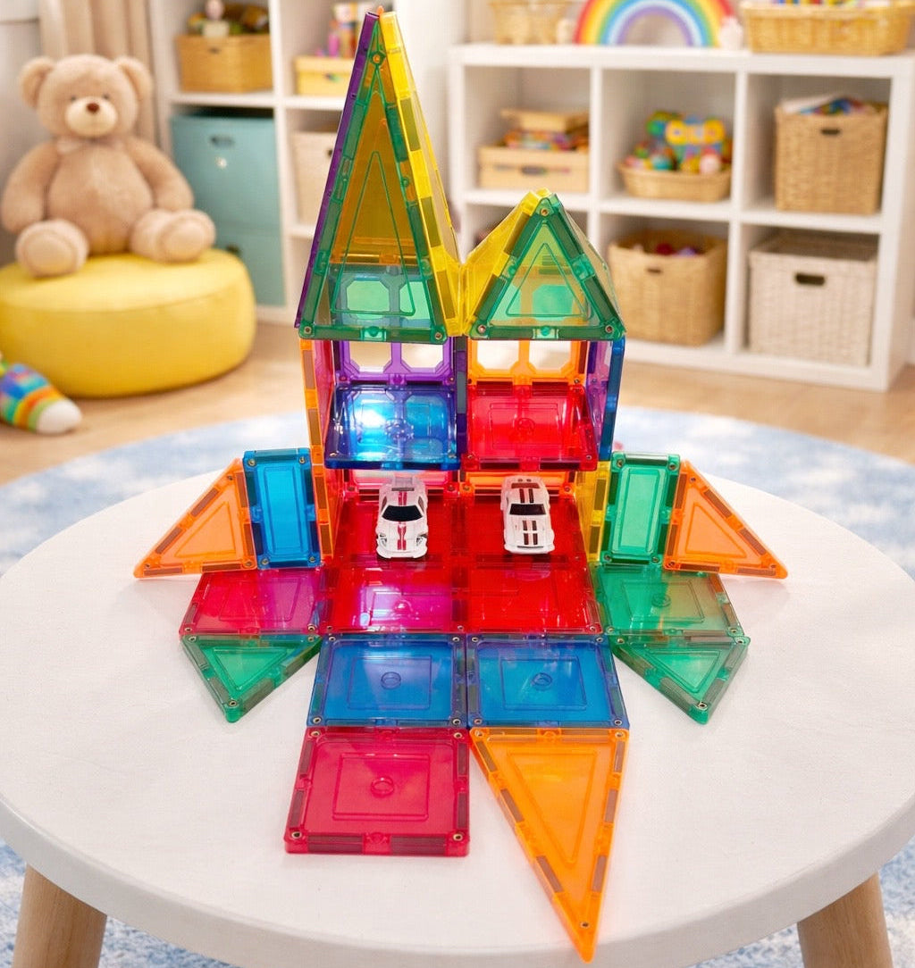 32 Pieces Starter Set - Colourful Garage Construction