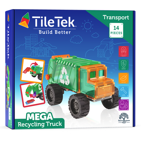 14 Piece Mega Recycling Truck