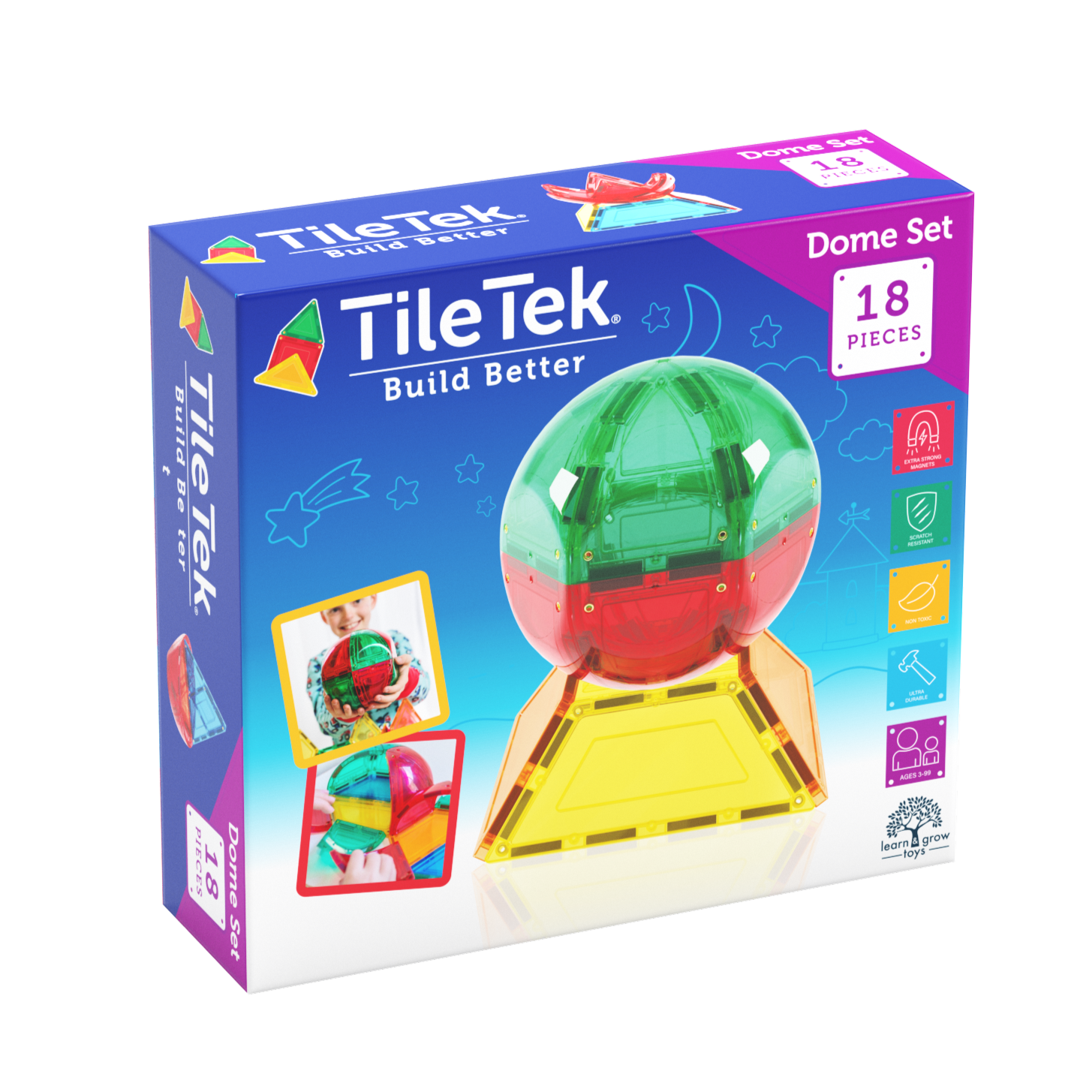 18 Piece Dome Tiles