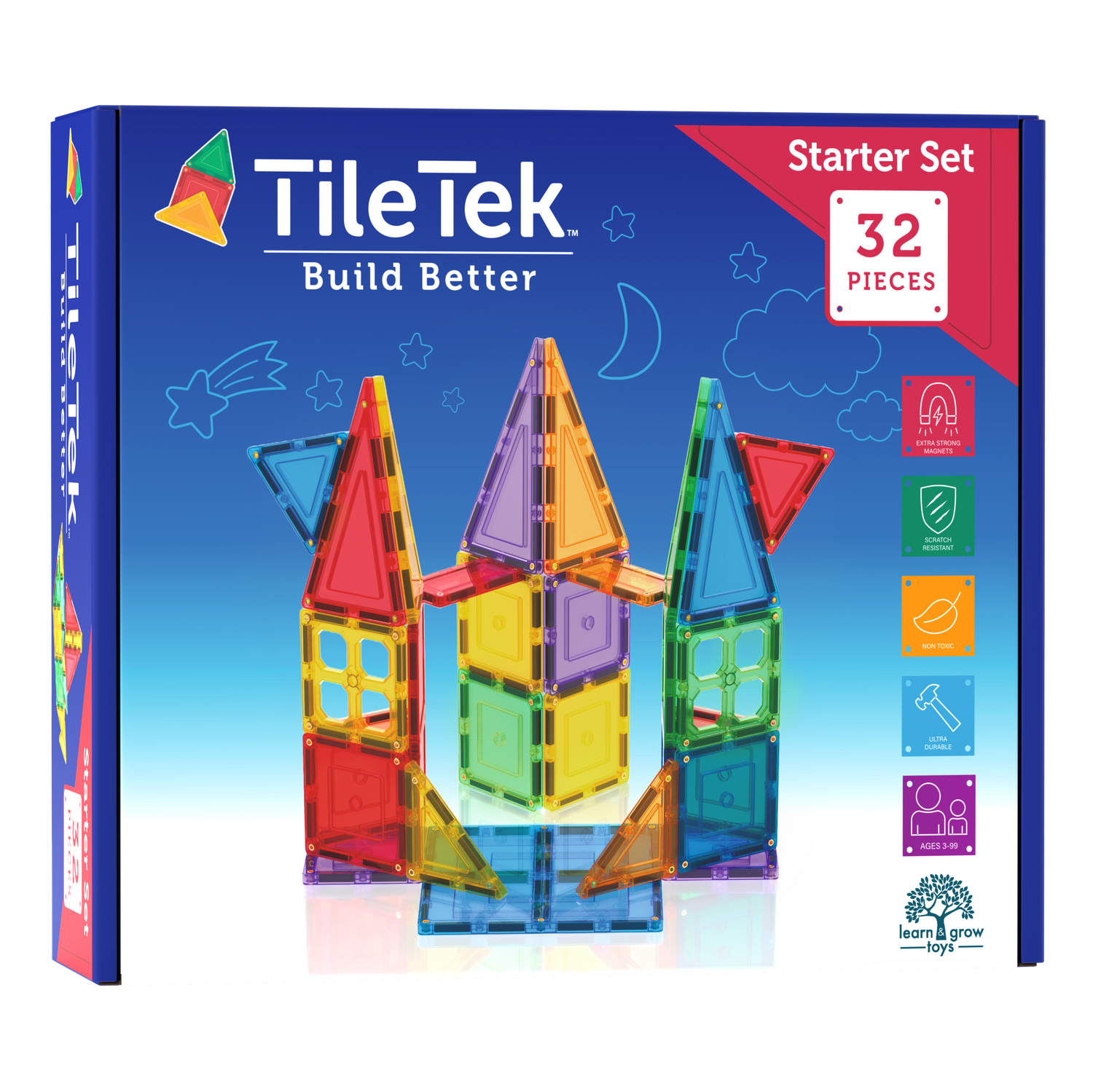 <tc>Magnetische Tegels - Basispakket (64 Stuk)</tc>