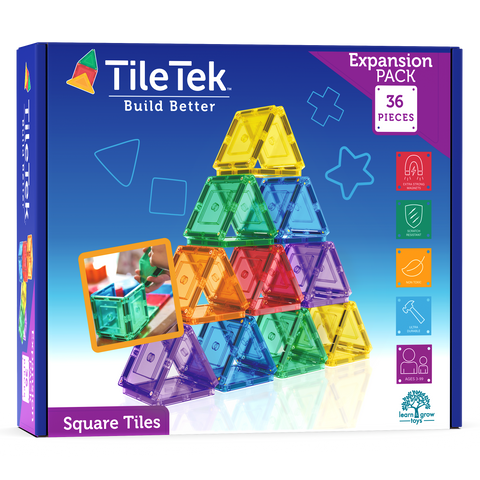 <tc>Magnetische Tegels - Klein Vierkant Pakket (36 Stuks)</tc>