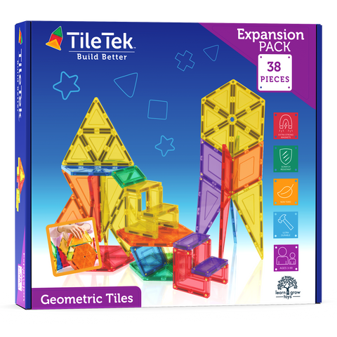 <tc>Magnetische Tegels - Geometrisch Pakket (36 Stuks)</tc>