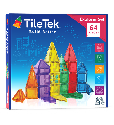 <tc>Magnetische Tegels - Basispakket (64 Stuk)</tc>