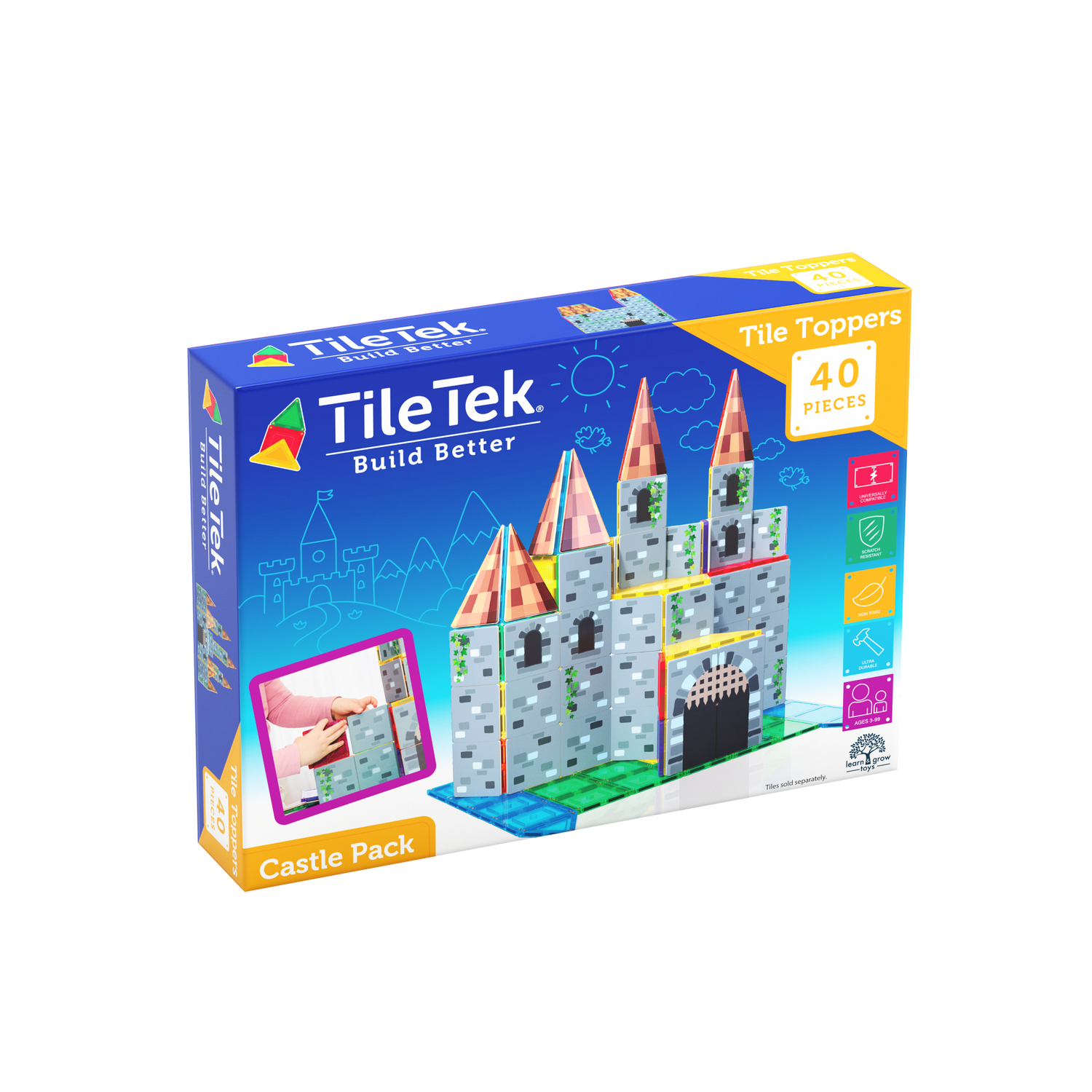 <tc>Magnetische Tegel Topper - Kasteel Pakket (40 Stuk)</tc>