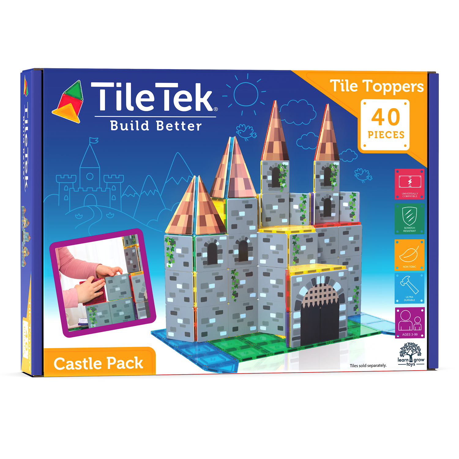 <tc>Magnetische Tegel Topper - Kasteel Pakket (40 Stuk)</tc>
