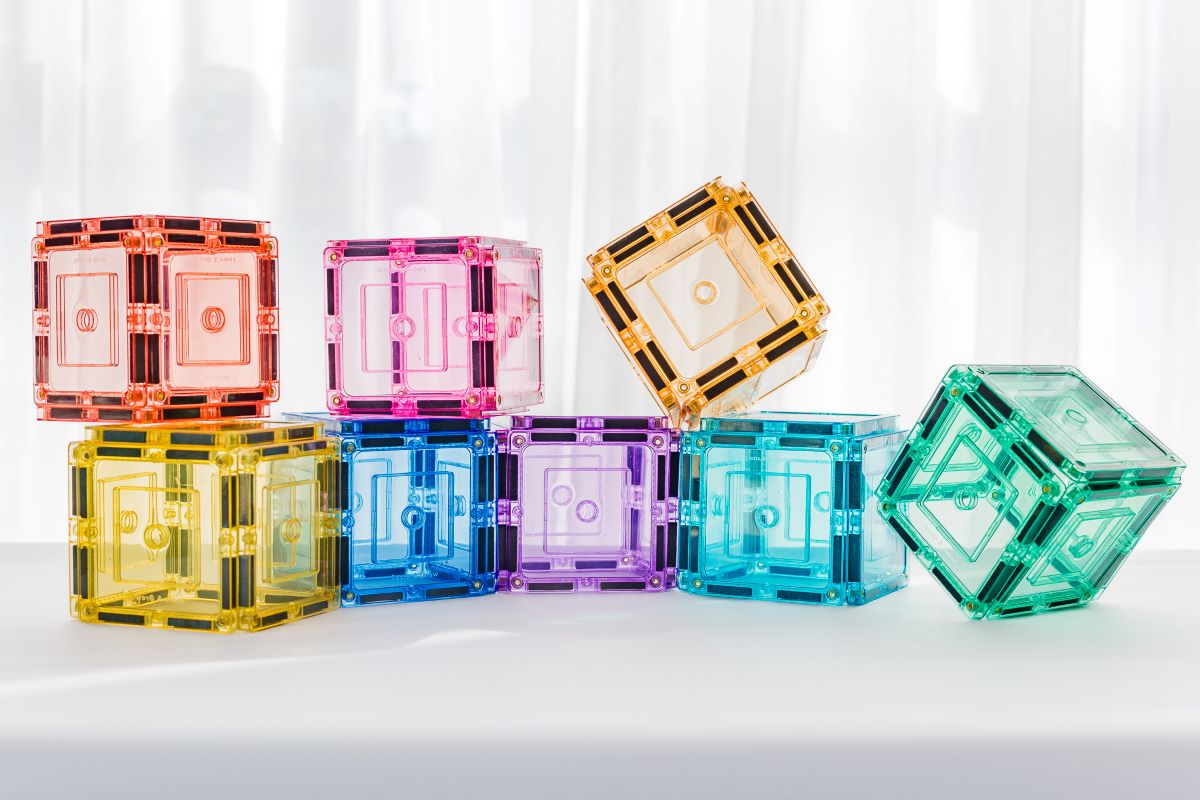 112 Pieces Pastel Pack - Colourful Cube Constructions